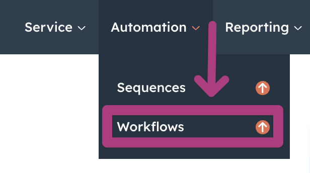 automatización del flujo de trabajo en Hubspot CRM