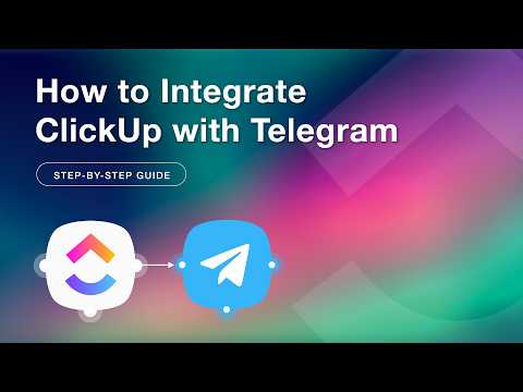 Cómo transferir datos de ClickUp 3.0 al chat de Telegram con Latenode